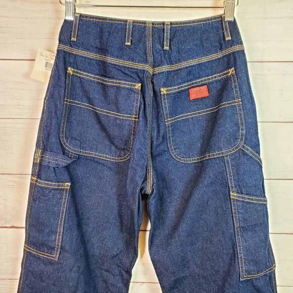 Vintage Guess Y2K Giselle Carpenter Denim Pants Women's Size 27 NWT - Picture 5 of 9